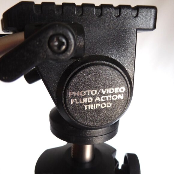 VINTAGE GOLD COAST GT-400P PHOTO VIDEO FLUID ACTION CAMERA TRIPOD STAND 20 - 60" - Picture 3 of 16